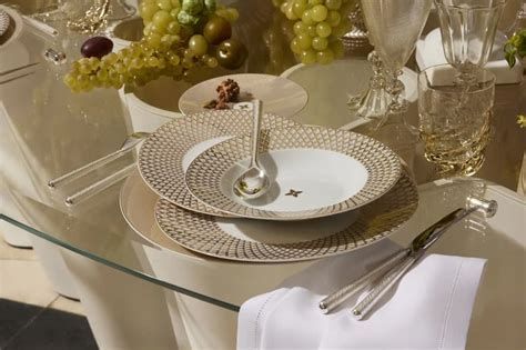 Serving Louis Vuitton's Splendor Collection of Tableware